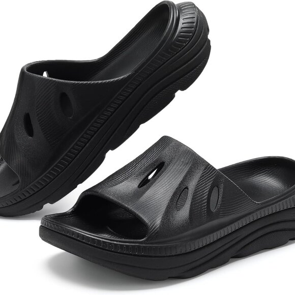 Womens and Mens Recovery Sandals Orthotic Arch Support Plantar Fasciitis Lightwe - Picture 1 of 7